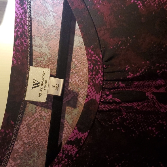 Worthington snake print top - Picture 2 of 3